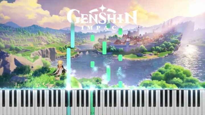 [Genshin Impact]Luhuachi OST Piano