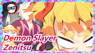 [Demon Slayer] Distrik hiburan Arc, Adegan Lucu Zenitsu