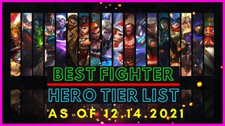 BEST FIGHTER IN MOBILE LEGENDS DECEMBER 2021 | FIGHTER TIER LIST MOBILE LEGENDS