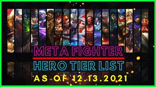 META FIGHTER MOBILE LEGENDS DECEMBER 2021 | FIGHTER TIER LIST MOBILE LEGENDS