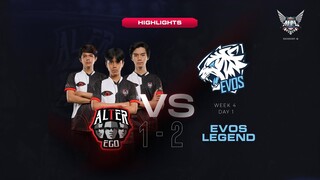 ALTER EGO HIGHLIGHTS MPL S6 - WEEK 4 DAY 1