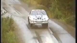 Group B rally Footage (1983 Finland, thousand lakes)