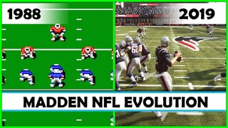 MADDEN NFL evolution [1988 - 2019]