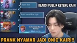 PRANK NYAMAR JADI ONIC KAIRI PAKAI FANNY DI DEPAN PUBLIK!! - Mobile Legends