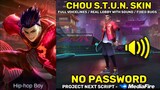 Chou S.T.U.N. Skin Script No Password - Full Voicelines & Fixed HD Effects | Mobile Legends