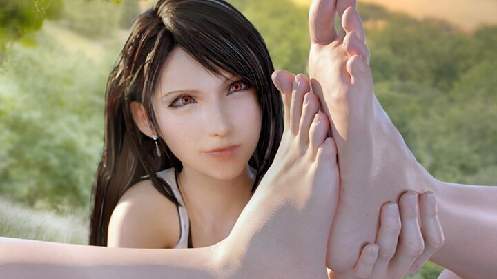 My sister Tifa is too active, goodbye to the other wives in the 3D area