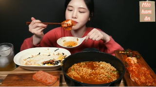 Cơm thịt nguội Spam sốt mayo và mì Jin cay phần 6 #anngonmoingay