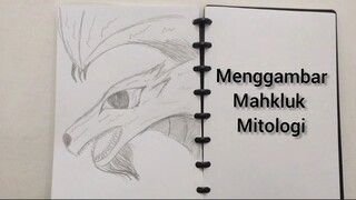 menggambar mahkluk mitologi