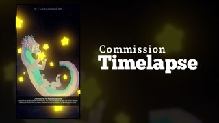 Ilham Commissions Timelapse ||Minecraft Animations||