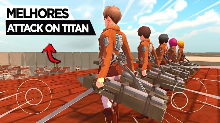 Os 13 Jogos ATTACK ON TITAN (Shingeki no Kyojin) para Android 2023