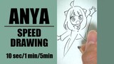 Saya menggambar Aniya dalam 10 detik, 1 menit, dan 5 menit! Mana yang paling kamu sukai?