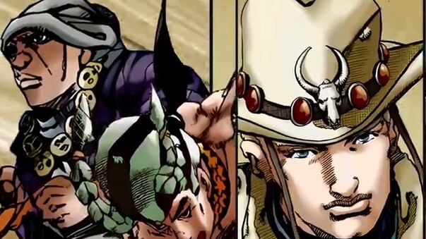 A new full-color animated comic! JOJO Part 7 [SBR Biao Ma Ye Lang] ep.00 [Motor Ga Ga]