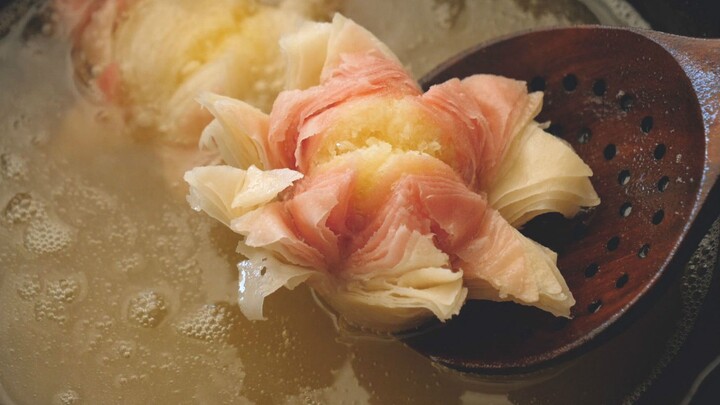 [Ẩm thực][DIY]Cách làm bánh hoa sen phong cách Trung Quốc?