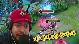 PAANO SI SELENA MANDUROG SA XP LANE | MOBILE LEGENDS