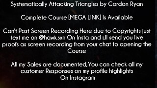 Systematically Attacking Triangles by Gordon Ryan Course download