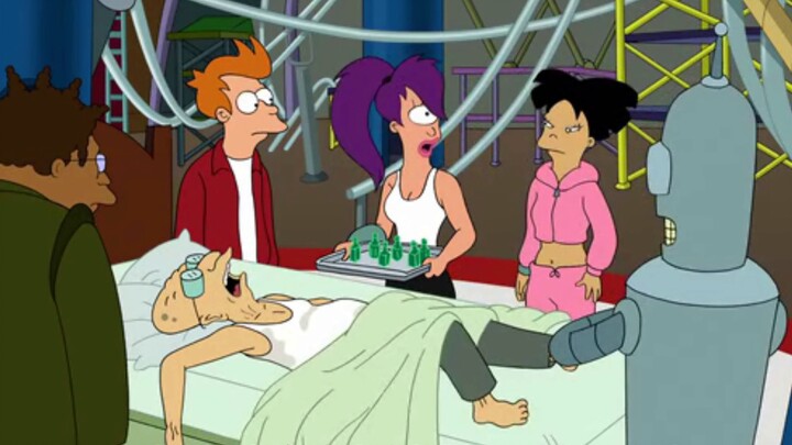 Futurama: To save his old friend, Lobster Brother gave out coupons with tears in his eyes