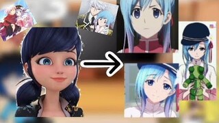 MLB react to Marinette as Hina||Plunderer||{Requested}||Gacha||Miraculous ladybug||