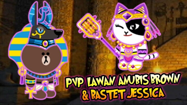 PVP LAWAN ANUBIS BROWN & BASTET JESSICA HYPER EVOLVE!! 🔥🔥 LINE RANGERS (INDONESIA)