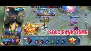 11KILLS HANZO NO DEATH BEST ITEM BUILD SOLO RANK GAME MOBILE LEGENDS BANG BANG KINU OFFICIAL