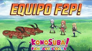 KonoSuba: Fantastic Days [GL] || Mision Especial: Caimanes al Ataque] EquipoF2P Todas las Coronas!