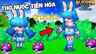 Pokemon Blockman Go Tập 4 | THỨC TỈNH SỨC MẠNH MỚI CỦA THỎ NƯỚC VÀ NÂNG POKEMON LÊN 4 SAO