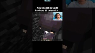 Aku Kejebak di World Minecraft Hardcore 25 Tahun