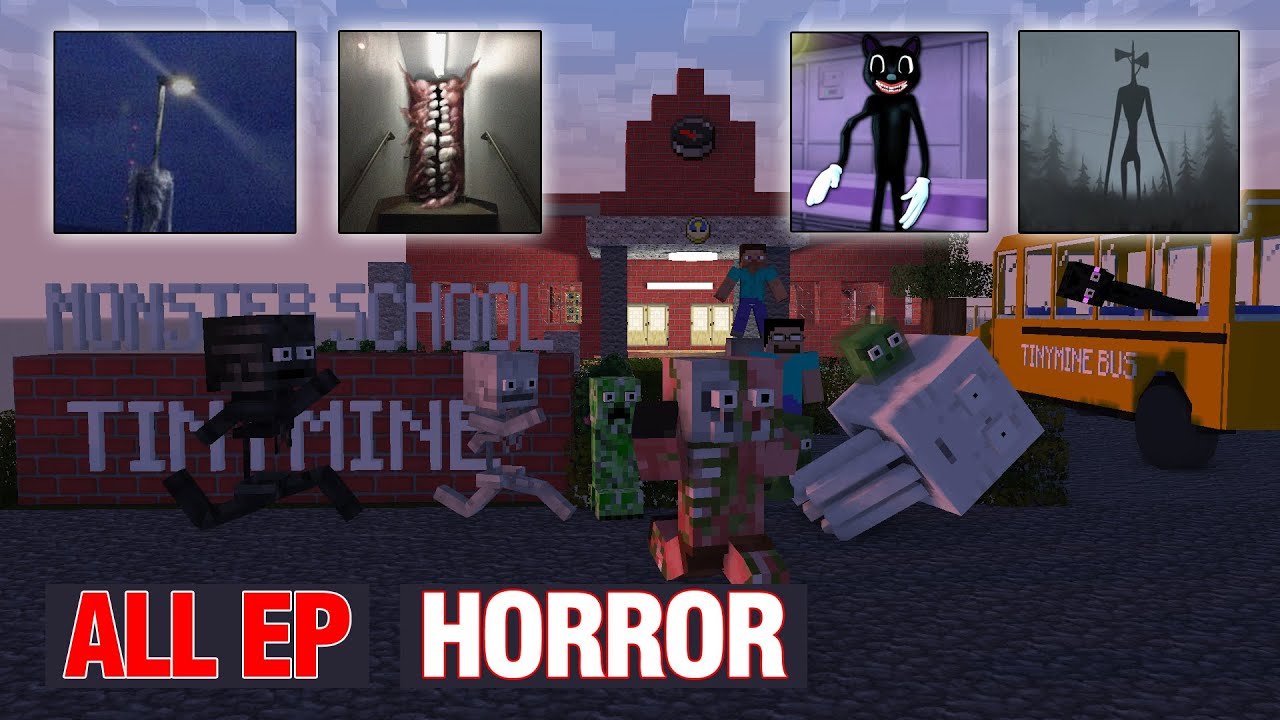 Monster School: Eyes The Horror Game Challenge - Minecraft Animation 