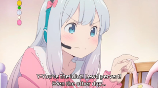 Sagiri cute moments | #anime #animesliceoflife #eromangasensei