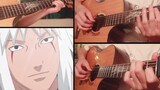 [Skor lampiran] Guitar Multiplayer - Naruto BGM "May Rain" | Harap siapkan tisu | Jiraiya