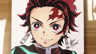 KAMADO TANJIROU - Kimetsu no Yaiba - Anime Drawing