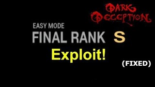 S Rank on Easy Mode Exploit! (Fixed) | Dark Deception