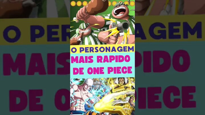 Qual é PERSONAGEM MAIS RÁPIDO de One Piece #anime #shorts #onepiece #kizaru #sanji #shanks #manga