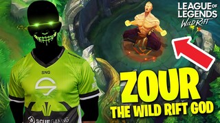 ZOUR - The Wild Rift God | WILD RIFT BEST MOMENTS & OUTPLAYS | WILD RIFT Highlights Montage