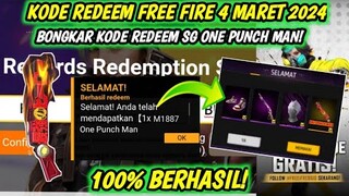 KODE REDEEM FREE FIRE TERBARU 4 MARET 2024 HARI INI - KODE REDEEM FF TERBARU 4 MARET 2024