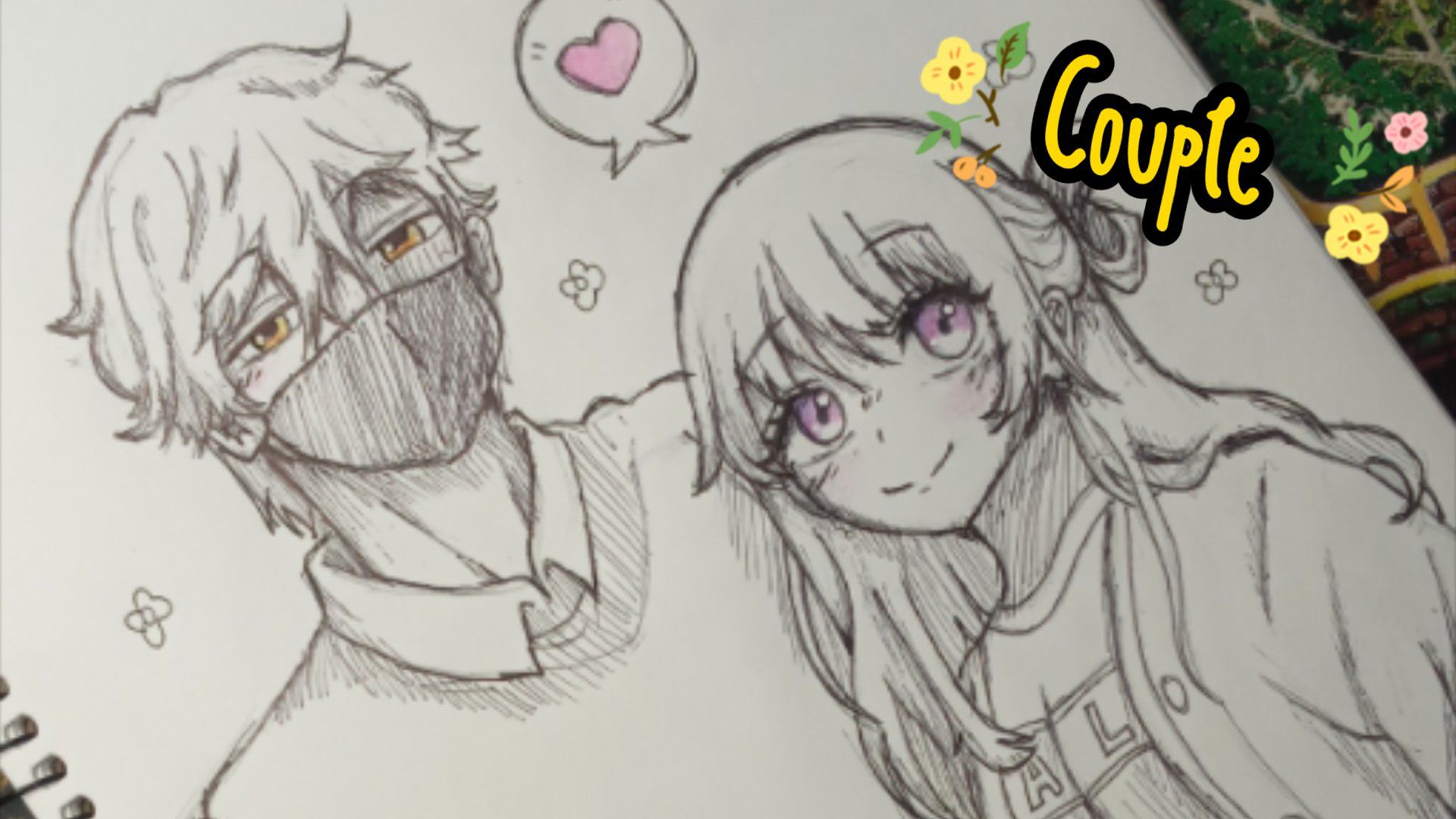 Cute couple anime sketches and sketches anime 1127848 on animeshercom