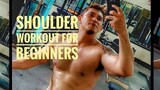 Vlog #3 Shoulder workout for beginners/mhon