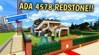 ADA 4578 REDSTONE DI RUMAH INI!! DAN DILENGKAPI SISTEM KEAMANAN! - Map Showcase Minecraft #175