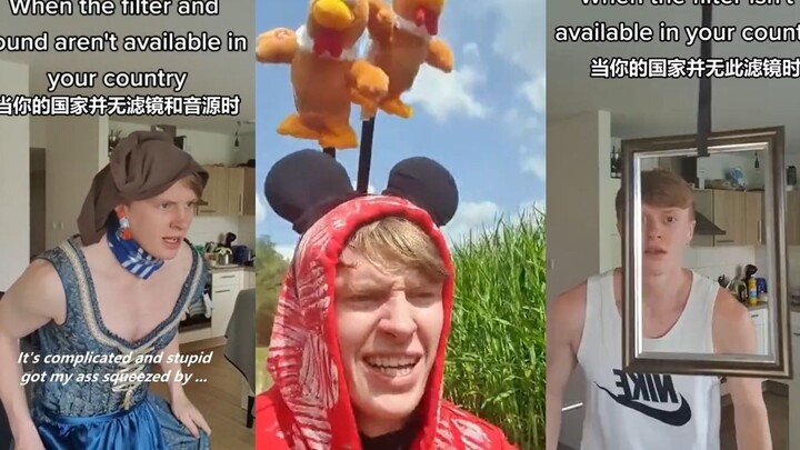当自己国家搜不到网络热门挑战里的滤镜时