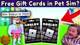 😯Free Robux Gift Card Codes Is Being Added INSIDE Pet Simulator X? (Roblox)