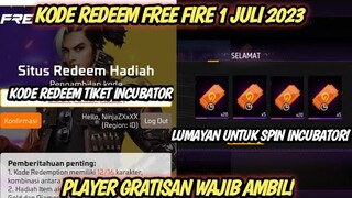 KODE REDEEM FF TERBARU 1 JULI 2023 HARI INI 100% WORK