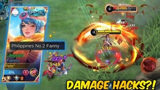 FANNY MONTAGE | DAMAGE HACKS?! | MLBB