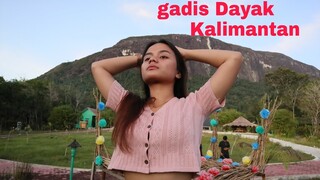 menikmati indahnya sore hari bersama Yola, Siska,dan Widya  #gadisdayak #kalimantan #cantik