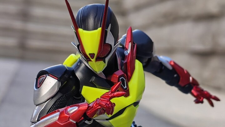 Bandai Kamen Rider 02 Zero Two SHF Feidian Oren ảnh tĩnh giả chia sẻ ngoài trời