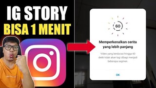 UPDATE CUMA DI ANDROID ? INSTAGRAM STORY BISA 1 MENIT !!