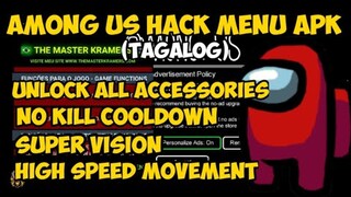 AMONG US HACK MENU | NO KILL COOLDOWN | UNLOCK ALL ACCESSORIES (TAGALOG)