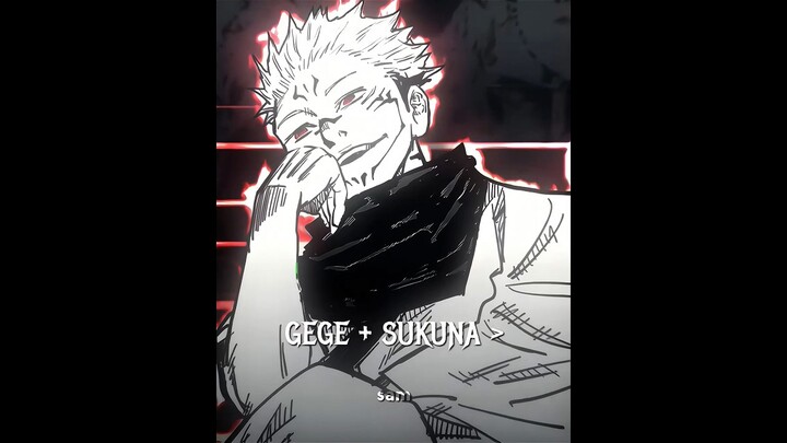 Gege Wont Let His Sukuna Get Defeated 🐱🤦🏻-【Jujutsu Kaisen】 #jjk #gojo #sukuna #anime #jujutsukaisen