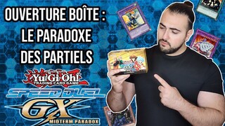 YU-GI-OH! OUVERTURE BOÎTE SPEED DUEL : LE PARADOXE DES PARTIELS