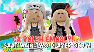 GA BOLEH EMOSI KETIKA MAIN TWO PLAYER OBBY !??😤 Bisa Ngga Yaa.. ?¿😬 | ROBLOX INDONESIA 🇮🇩 |