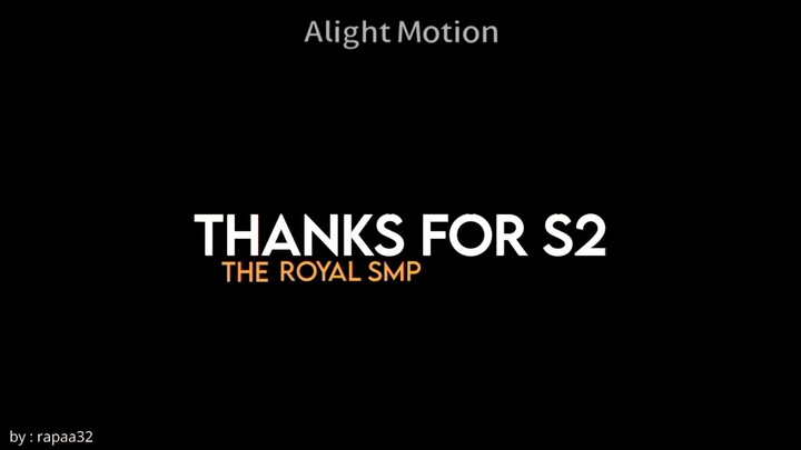 thanks royal SMP season 2, and welcome season 3