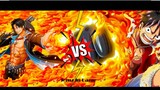 Monkey D. Luffy vs Portgas D. Ace Full fight | JemzInGame | One Piece